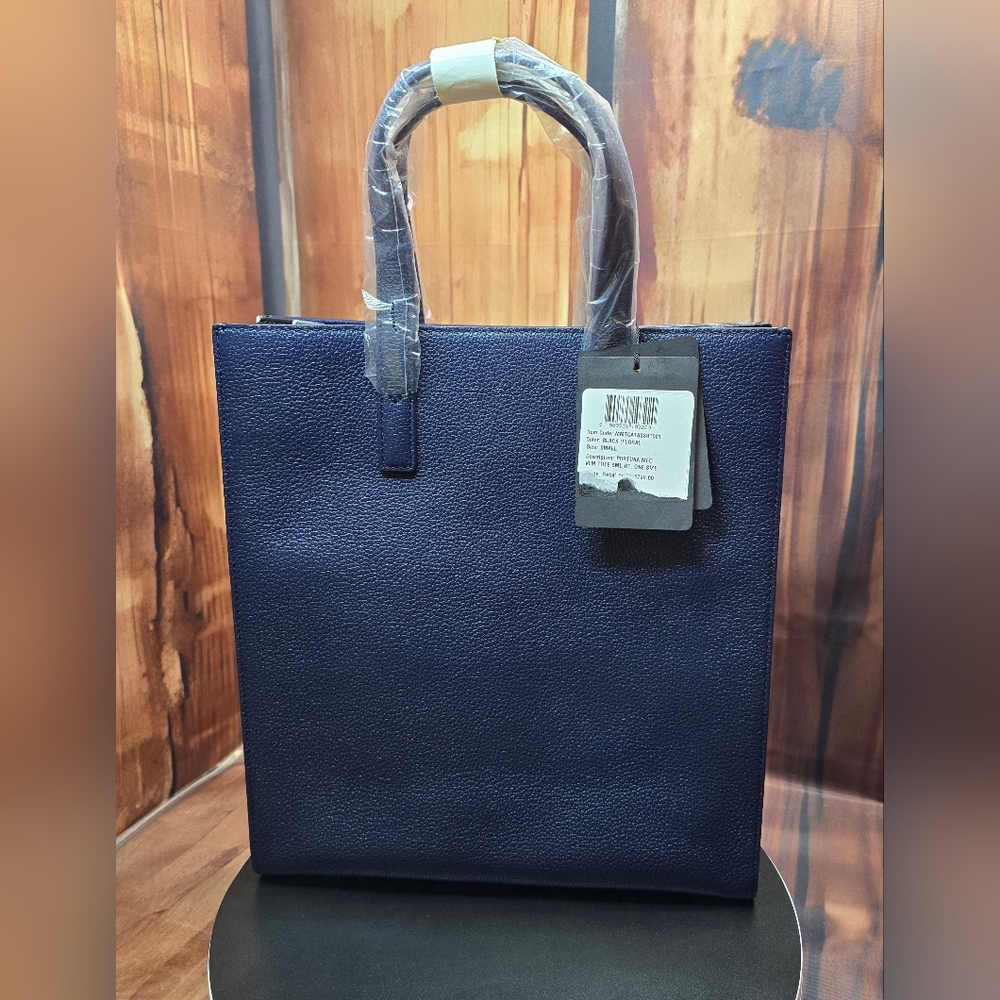MCM Navy Blue Women's Tote Bag - Picture 3 of 12
